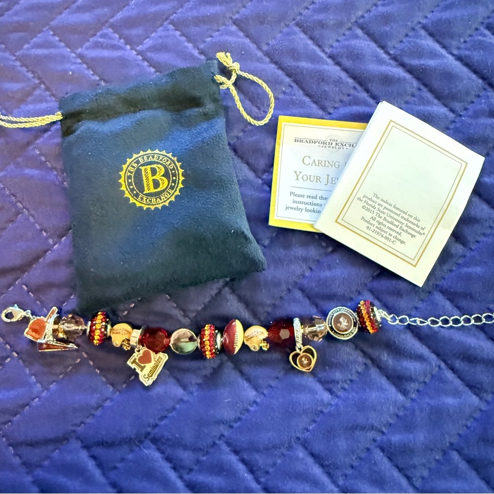 The Bradford Exchange Florida State University Seminoles Charm Bracelet